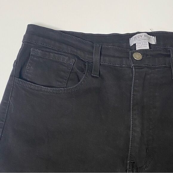 Judy Blue Black Non Distressed High Rise Skinny Jeans Women's Size 1 XL - Picture 11 of 15
